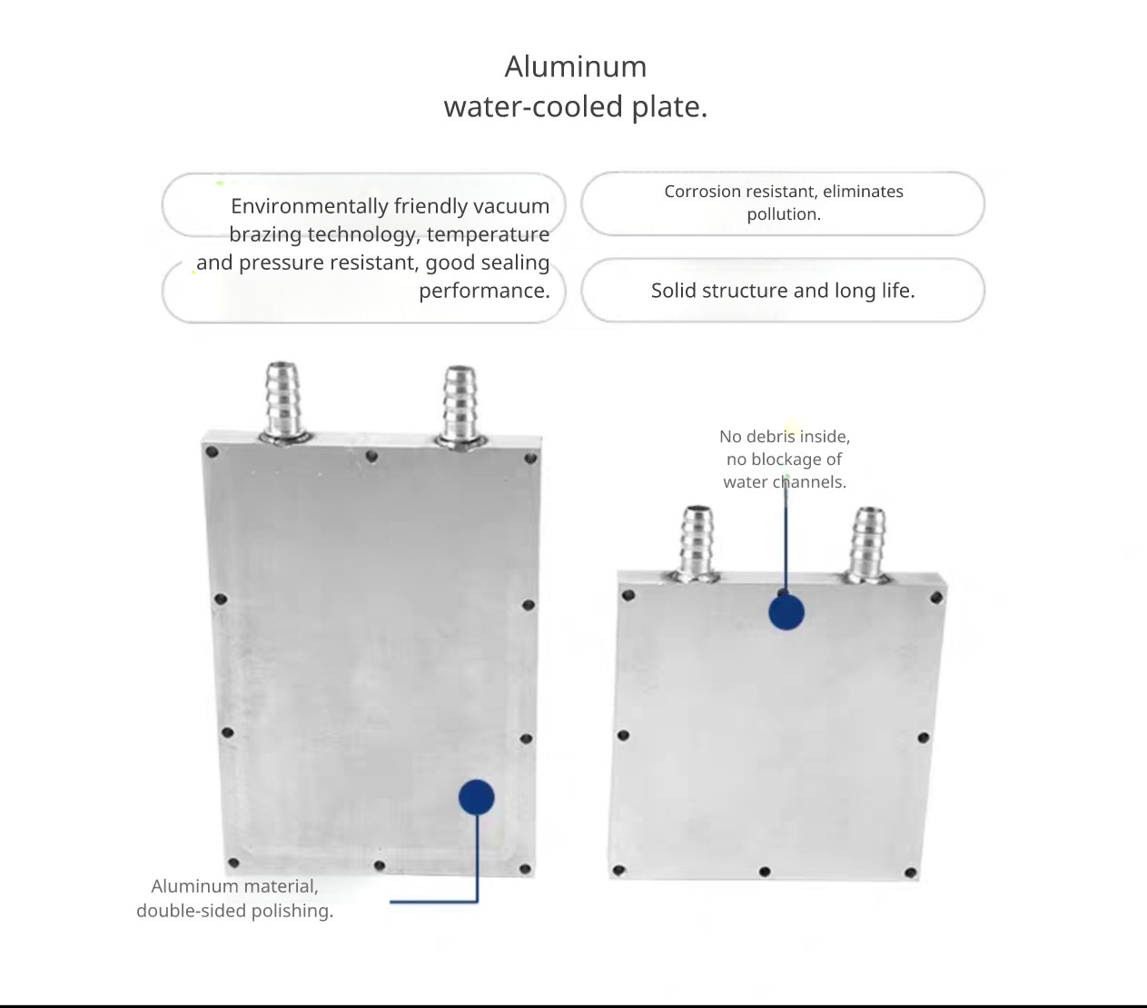 Aluminum Water - Cooled Plates